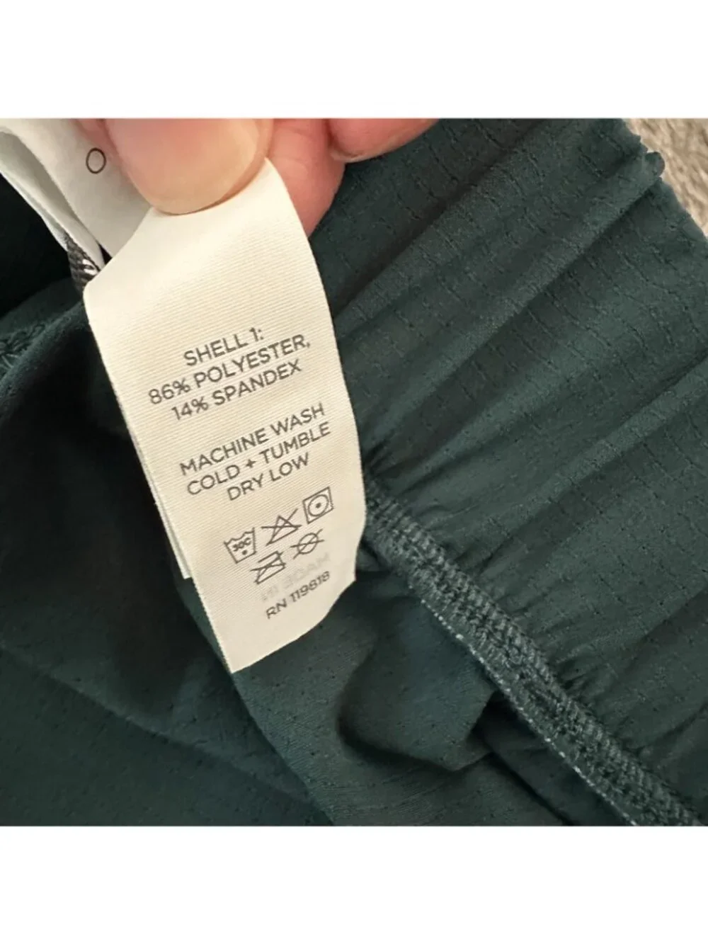 NWT Oiselle Benjamina Joggers Pull On Pants Womens MEDIUM Juniper Green - Picture 4 of 7